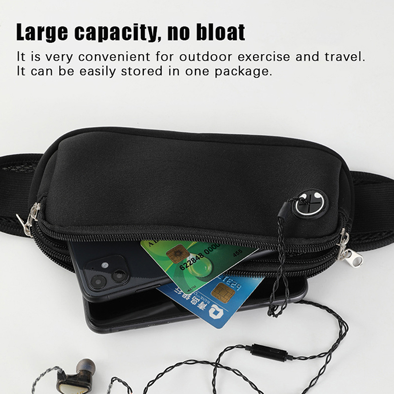 Running Gear Organizer - Waist Bag For Sports Running And