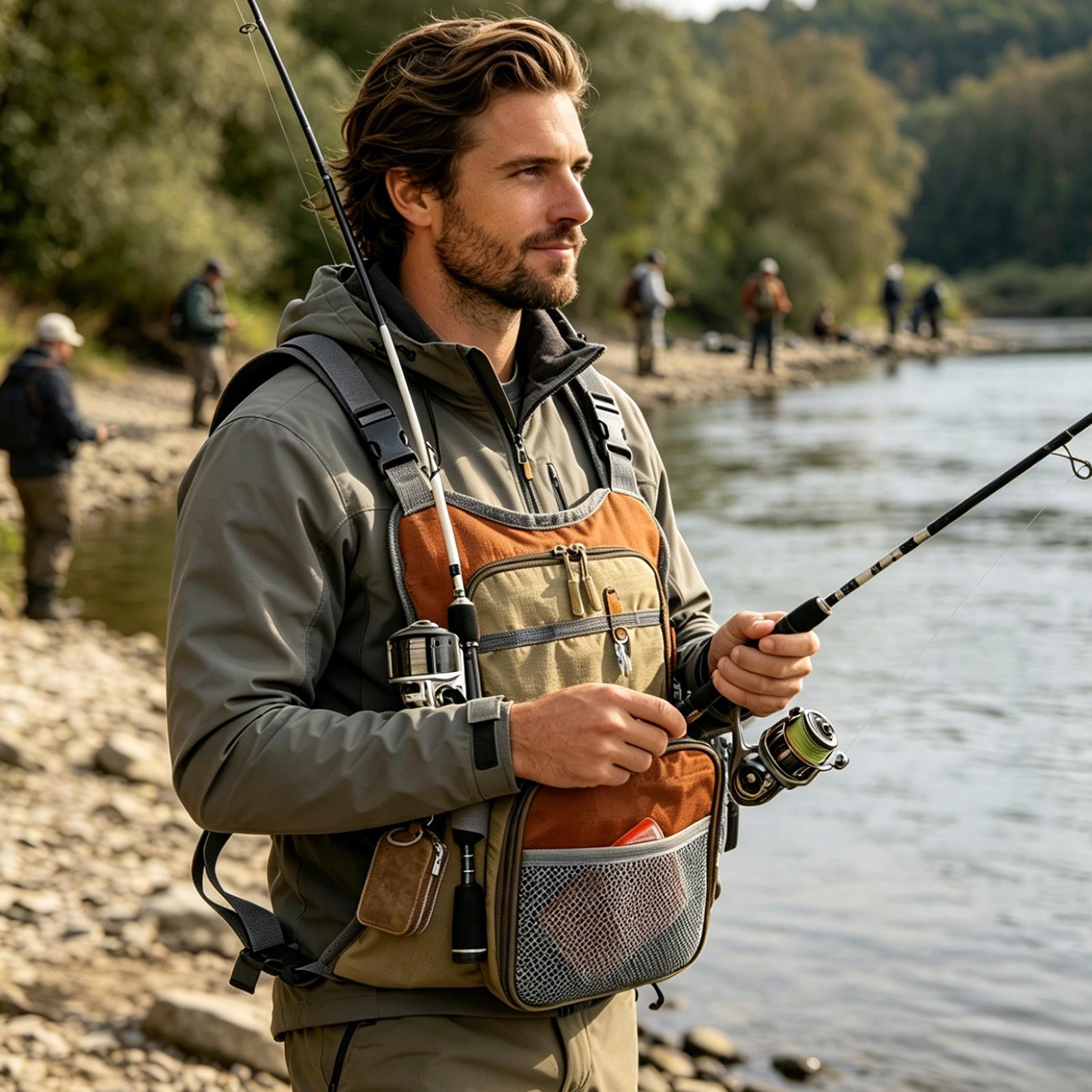Waterproof Durable Fishing Che - Running Gear Storage 评论和价格
