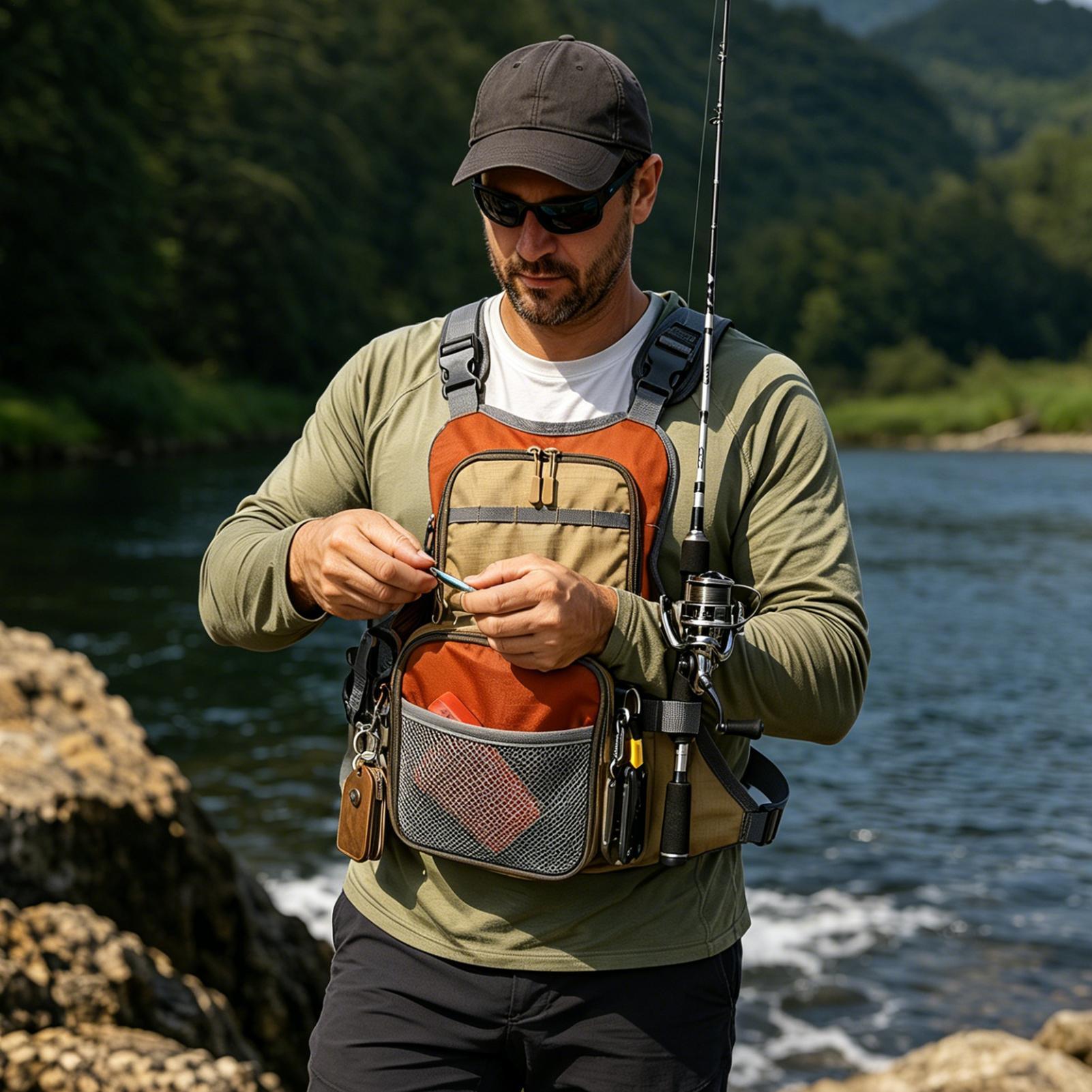 Waterproof Durable Fishing Che - Running Gear Storage 评论和价格