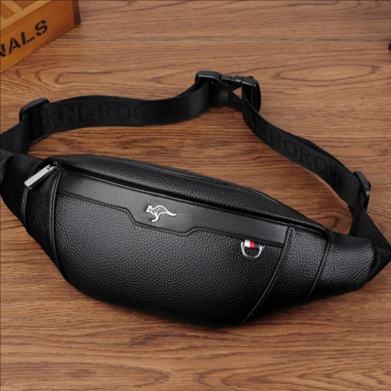Business Leather Waist Bag Mul - Running Gear Organizer 评论和价格