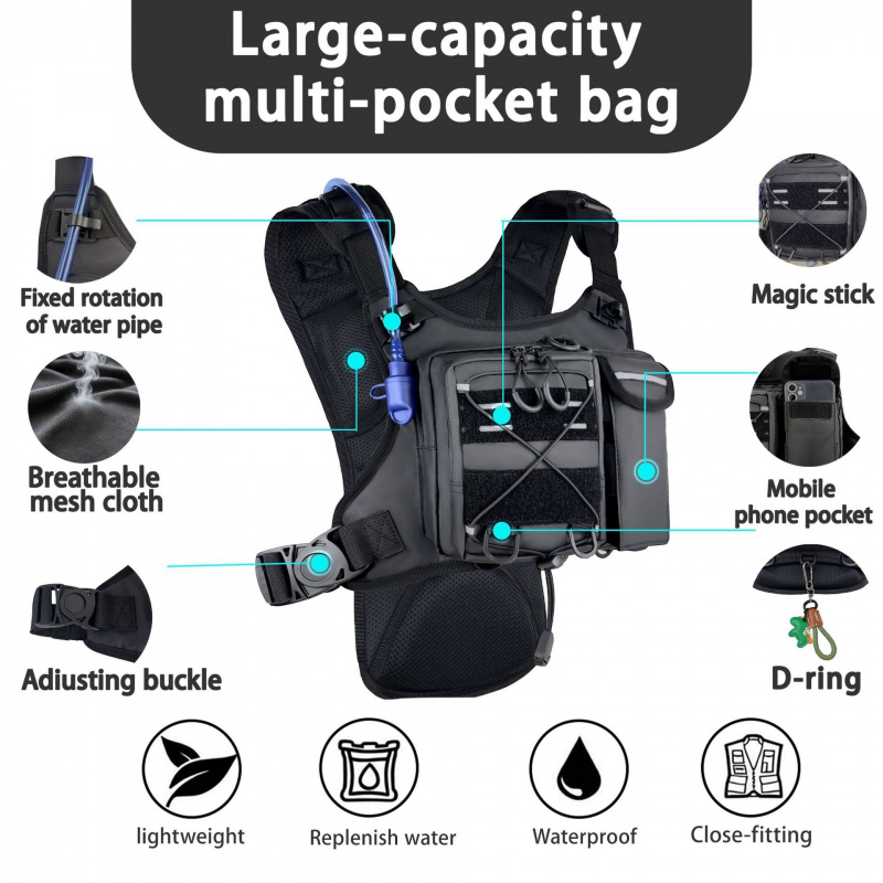 2026 New Tactical Vest Chest B - Running Gear Storage 评论和价格