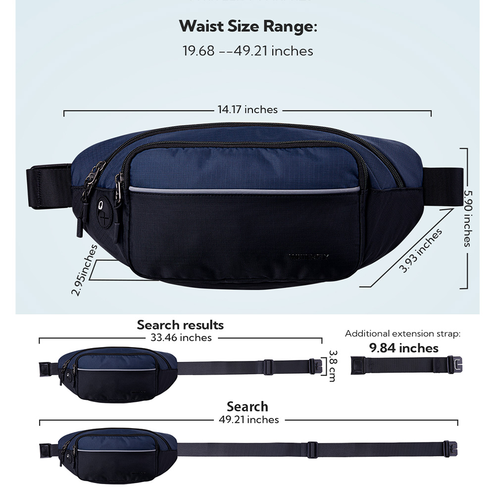 WATERFLY Fanny Pack Waist Bag  - Running Gear Organizer 评论和价格