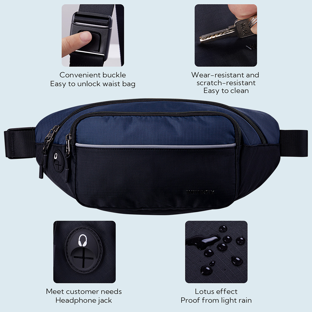 WATERFLY Fanny Pack Waist Bag  - Running Gear Organizer 评论和价格