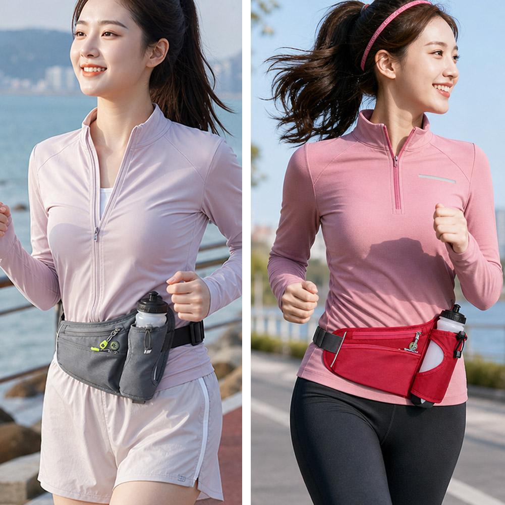 Fanny Pack with Water Bottle H - Running Gear Organizer 评论和价格