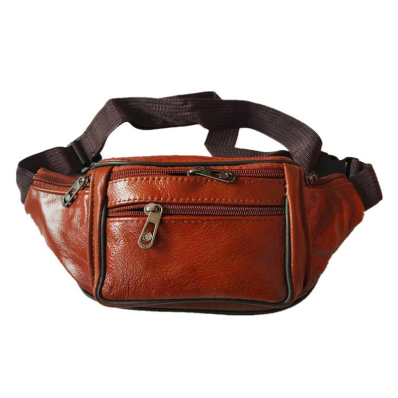 Leather Men Waist Chest Bag Th - Running Gear Organizer 评论和价格